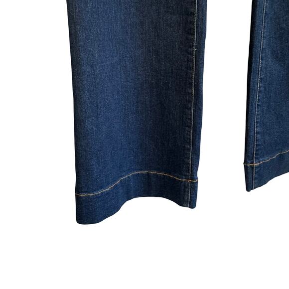 Bagatelle Collection Wide Leg Jeans Size 30 | High Rise Dark Wash Denim Pants - Picture 4 of 8